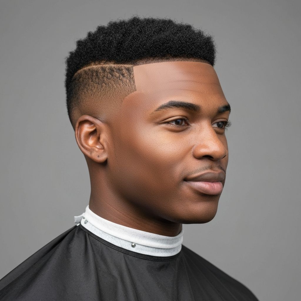 Perfect skin fade haircut