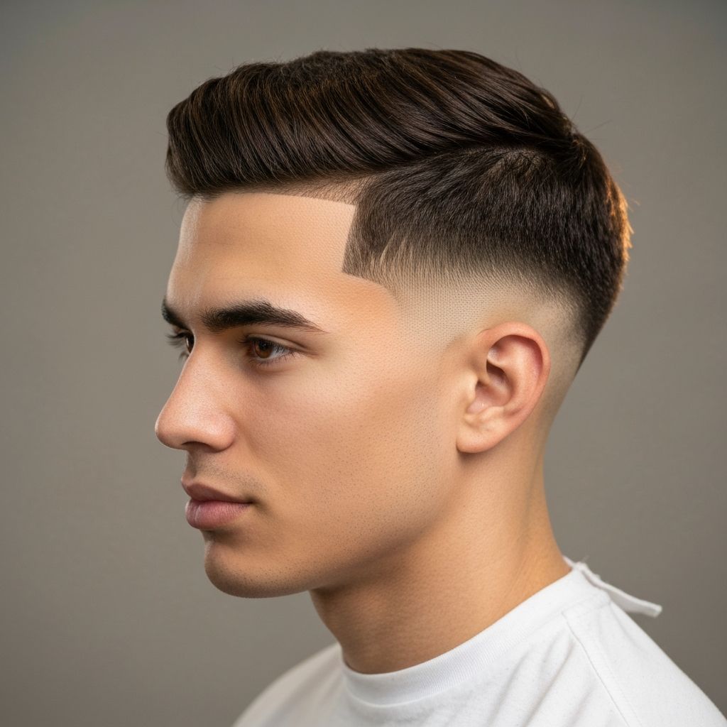 Clean taper fade